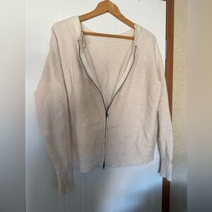 Love Stitch Zip up sweater jacket